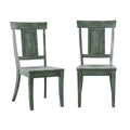 Set of 2 Ronda Wooden Dining Chairs with Panel Back