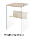 SoHo Glass End Table with Shelf by Convenience Concepts