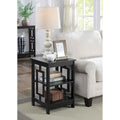 Convenience Concepts Town Square End Table Featuring Shelves