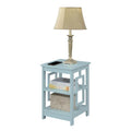 Convenience Concepts Town Square End Table Featuring Shelves