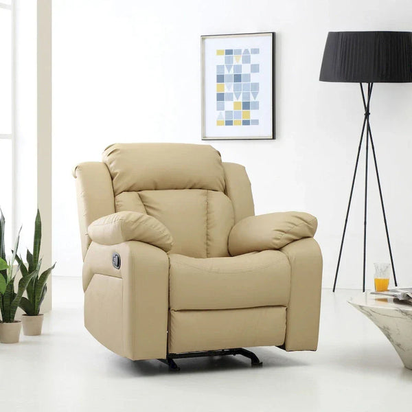 Copper Grove Sorgenfri Faux Leather Reclining Rocker Chair