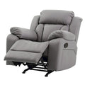 Copper Grove Sorgenfri Faux Leather Reclining Rocker Chair