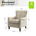 Set of 2 Samouel Contemporary Floral Wingback Armchairs by HULALA HOME