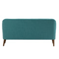 Porthos Home Ruth Small Fabric Loveseat Sofa with Rubberwood Frame