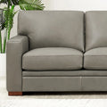 Hydeline Dillon Right-Facing Sectional Sofa with Chaise in Top Grain Leather