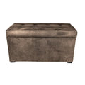 MJL Furniture Angela 8-Button Tufted Storage Bench with Trunk