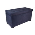 MJL Furniture Angela 8-Button Tufted Storage Bench with Trunk