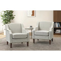 Set of 2 Lucretius Armchairs with Nailhead Trim by HULALA HOME