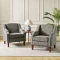 Set of 2 Lucretius Armchairs with Nailhead Trim by HULALA HOME