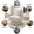 360-Degree Swivel Chenille Upholstered Accent Chairs for Living Room and Bedroom