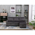 Cozy Classic L-Shaped Pull-Out Sleeper Sectional Sofa