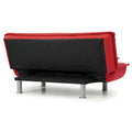 Lionel Faux Leather Convertible Sofa