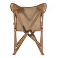 Cantu Authentic Top Grain Leather Tripolina Sling Chair by iNSPIRE Q Modern