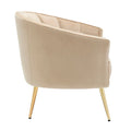Randolf Velvet Accent Chair in Silver Orchid