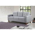 Harrad Mid-Century Modern 3-Piece Tufted Living Room Set