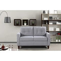 Harrad Mid-Century Modern 3-Piece Tufted Living Room Set