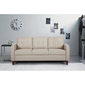 Harrad Mid-Century Modern 3-Piece Tufted Living Room Set