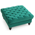 Luxurious Nola Velvet Tufted Extra-Large Ottoman