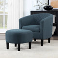 Convenience Concepts Roosevelt Accent Chair with Ottoman - Stylish Seating Solution