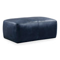 Poly & Bark Denver Leather Ottoman - Authentic Full Grain Italian Leather