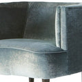 Roundhill Furniture Isla Chenille Oversized Barrel Accent Chair with Armrests for Living Room