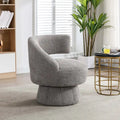 360-Degree Swivel Cuddle Barrel Accent Chairs with Plush Upholstery