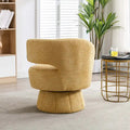 360-Degree Swivel Cuddle Barrel Accent Chairs with Plush Upholstery