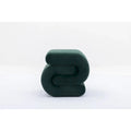 Contemporary S-Shape Ottoman Makeup Stool and Footrest for Living Room and Bedroom