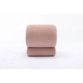 Contemporary S-Shape Ottoman Makeup Stool and Footrest for Living Room and Bedroom