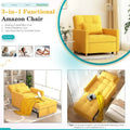 AECOJOY 3-in-1 Convertible Sleeper Sofa Chair with Pillow and Adjustable Backrest