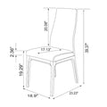 Criss Cross Dining Set Featuring Black Chairs