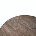 Ravenna 47" Modern Round Wood Dining Table with X-Cross Metal Base for Kitchen and Dining Room