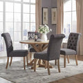 iNSPIRE Q Artisan Benchwright X-Base 48-Inch Round Dining Set