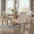 iNSPIRE Q Artisan Benchwright X-Base 48-Inch Round Dining Set