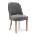 Water and Stain Resistant Boucle Polyester Side Chair