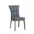 Set of 2 Contemporary Tufted Side Chairs with Sturdy Solid Wood Frame