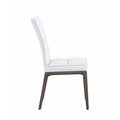 Set of 2 Contemporary Tufted Side Chairs with Sturdy Solid Wood Frame