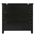 Retro-Inspired Drawer Dresser with Shell-Shaped Handles - Stylish Bedroom Storage Cabinet