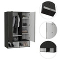 FM Furniture Rose Double Wardrobe with Hanging Rod