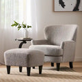 Christopher Knight Home Hartshorn Upholstered Club Chair and Ottoman Duo