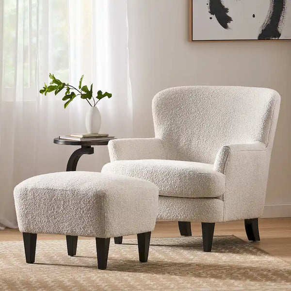 Christopher Knight Home Hartshorn Upholstered Club Chair and Ottoman Duo