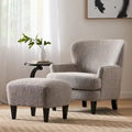 Christopher Knight Home Hartshorn Upholstered Club Chair and Ottoman Duo