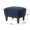 Christopher Knight Home Correia Club Chair and Ottoman Duo