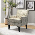 Akorda French Country Armchair with Nailhead Detailing and Sturdy Solid Wood Legs by HULALA HOME