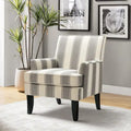 Akorda French Country Armchair with Nailhead Detailing and Sturdy Solid Wood Legs by HULALA HOME
