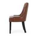 Set of 2 Cheney Tufted Dining Chairs by Christopher Knight Home