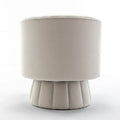 SEYNAR Contemporary Glam Velvet Round Swivel Accent Barrel Chair for Living Room