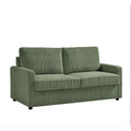 Manchester 70-Inch Square Arm Sofa Bed in Polyester Corduroy