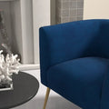 Set of 2 SEYNAR Mid-Century Modern Velvet Round Accent Chairs for Living Room