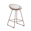 CosmoLiving by Cosmopolitan Ellis 24-Inch Metal Counter Height Bar Stool